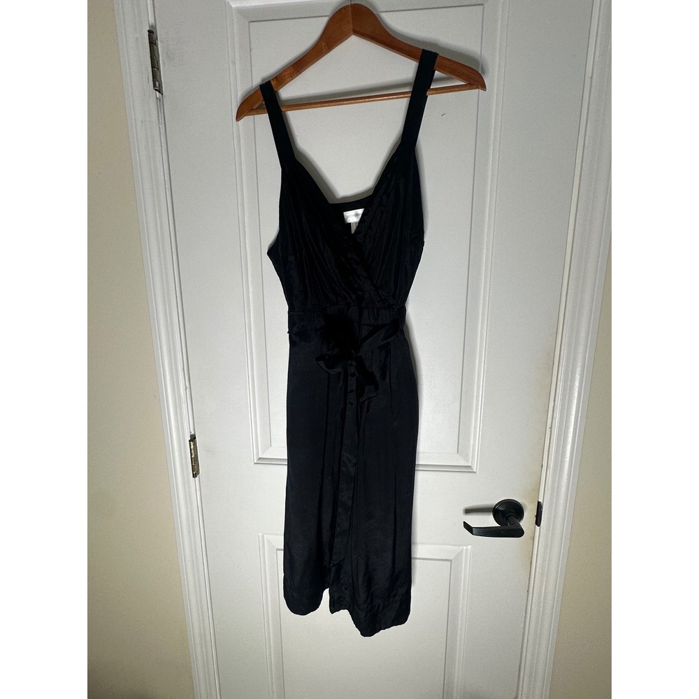 Motherhood Maternity Black Wrap Midi Dress XL NWT Summer Sleeveless 91700-01